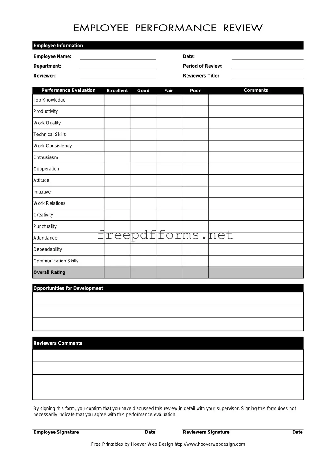 Fill a Valid Employee Template