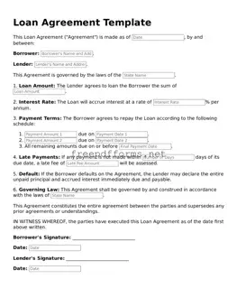 Loan Agreement Template