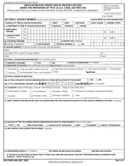 Fill a Valid DD 149 Template