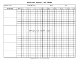 Fill a Valid Medication Administration Record Sheet Template