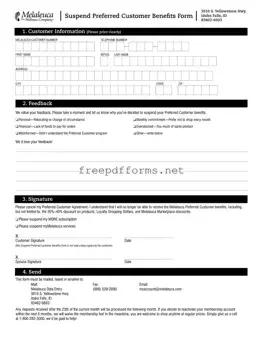 Fill a Valid Melaleuca Cancellation Template