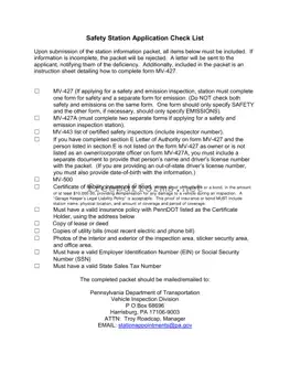 Fill a Valid Mv 427 Penndot Template