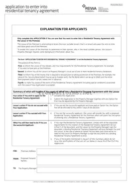 Fill a Valid Reiwa Tenancy Application Template