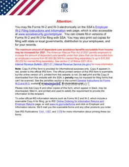 Fill a Valid IRS W-2 Template